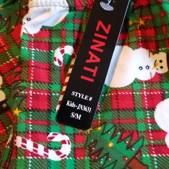 Snowman, candy canes, christmas tree leggings - Picture 2 of 2